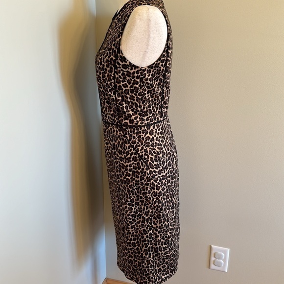 J. Crew Leopard Print Sheath Dress - Picture 10 of 15